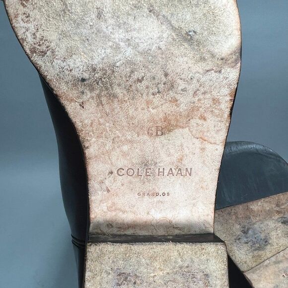 Cole Haan Women's Size 6 Arlington Brown Leather Riding Boots - Picture 11 of 12